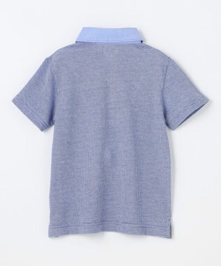 J.PRESS KIDS 【100-130cm】カノコ ライク 半袖ポロシャツ ブルー系