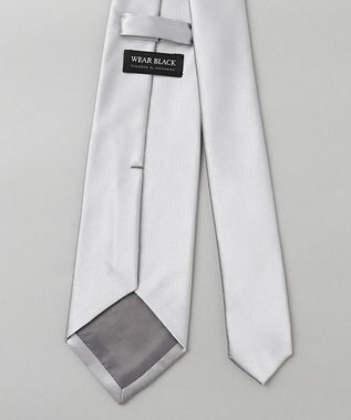 GOTAIRIKU 【WEAR BLACK】フォーマル用_サテン無地 ネクタイ アイボリー系