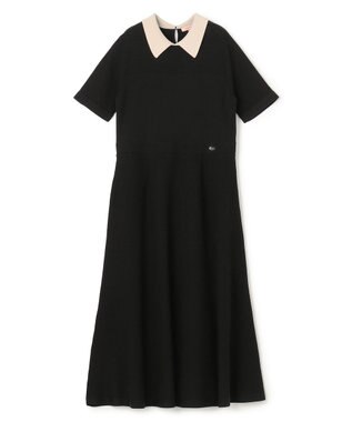 TOCCA 【WEB限定・鈴木ゆうかさん着用】HONEYCOMB MESH KNIT ニットドレス ブラック系