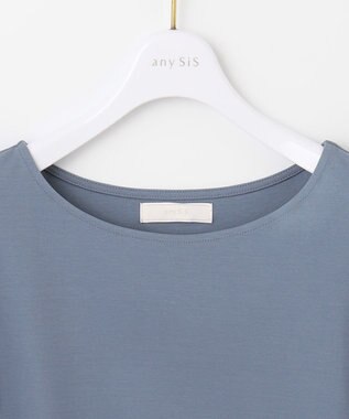 ANY SIS 【接触冷感】360°好印象フリルスリーブ カットソー シーブルー