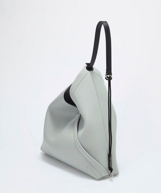 TOPKAPI 【TREASURE TOPKAPI】ネオプレン 2way ワンハンドル ショルダーバッグ ポーチ付き ライトグレー