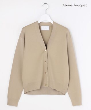 自由区 【カトリエムブーケ】Tricot universel カーディガン ベージュ