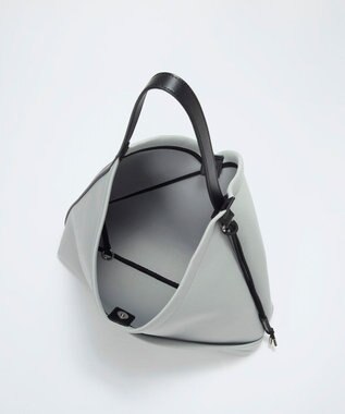 TOPKAPI 【TREASURE TOPKAPI】ネオプレン 2way ワンハンドル ショルダーバッグ ポーチ付き ライトグレー