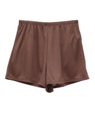 earth music&ecology ベルト付きプリーツミニスカート check