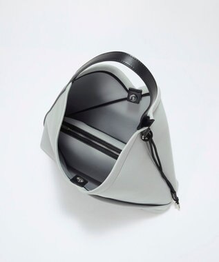 TOPKAPI 【TREASURE TOPKAPI】ネオプレン 2way ワンハンドル ショルダーバッグ ポーチ付き ライトグレー