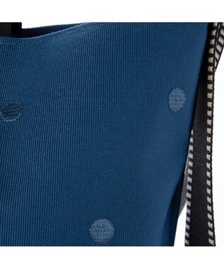 UNBILLION カシュカシュ cachecache / ドット刺繍ナイロン2wayショルダー ブルー