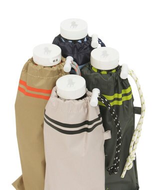 MOONBAT 【 遮光率100％/遮熱/UV/軽量】POLO RALPH LAUREN（ポロ ラルフローレン）晴雨兼用日傘 ワンポイント ポロポニー バイカラー  折りたたみ傘 オフホワイト