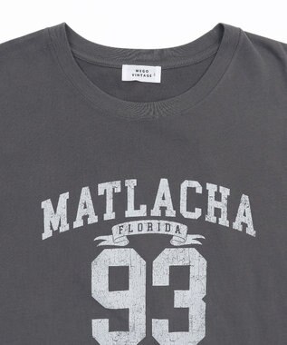 WEGO 【ユニセックス着用ITEM/MLサイズ展開】ヴィンテージライクグラフィックノースリーブ 柄5