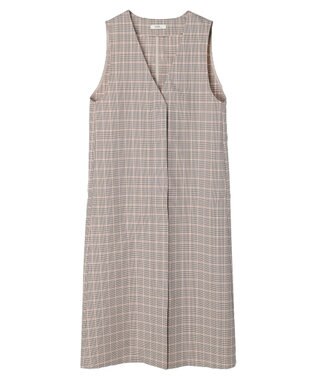 earth music&ecology フロントジップジャンスカ Glen Check