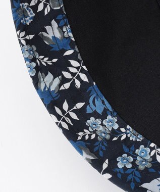 J.PRESS LADIES 【洗える・畳める】 LIBERTY リネン ハット ブラック系