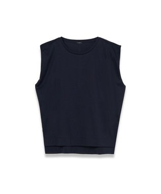 JOSEPH 【WEB&OUTLET限定・洗える】シアーコットンジャージー　ノースリーブ Navy