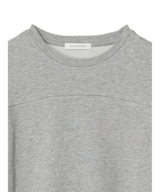 AMERICAN HOLIC ミニ裏毛ポンチョチュニック2 Light Gray Mixture