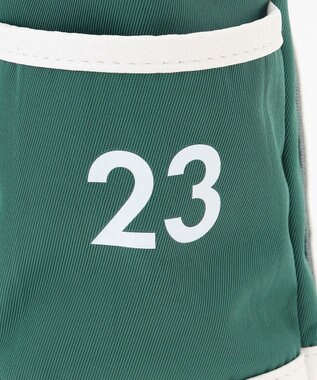 23区GOLF 【UNISEX】『PEANUTS』コラボ　保冷機能付きカートバッグ　JOE COOLのクールなイラスト グリーン系