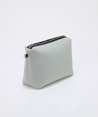 TOPKAPI 【TREASURE TOPKAPI】ネオプレン 2way ワンハンドル ショルダーバッグ ポーチ付き ライトグレー