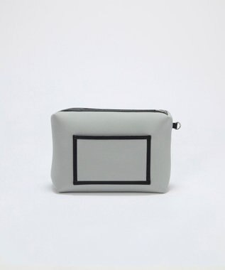TOPKAPI 【TREASURE TOPKAPI】ネオプレン 2way ワンハンドル ショルダーバッグ ポーチ付き ライトグレー