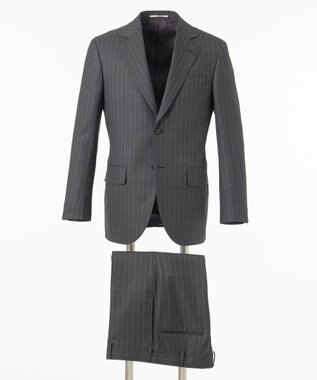 J.PRESS MEN 【ESSENTIAL CLOTHING】インテリジェント ストライプスーツ グレー系2