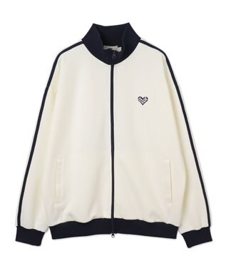 WEGO 【ユニセックス着用ITEM】ライントラックジャケット ホワイト