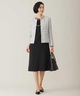 J.PRESS LADIES 【WEB限定カラーあり・ショルダー付き】purse バッグ ブラック系