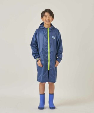 BEAMS SCHOOL レインコート ランドセル対応／収納袋付き