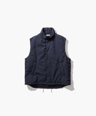 ATON VINTAGE NYLON TWILL | パッドベスト - UNISEX NAVY