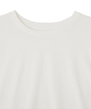 YECCA VECCA ドロストスリーブヘムレースTee White