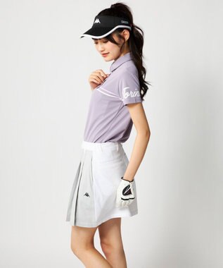 FILA GOLF／marie claire 【Kappa】切り替え半袖ポロシャツ パープル