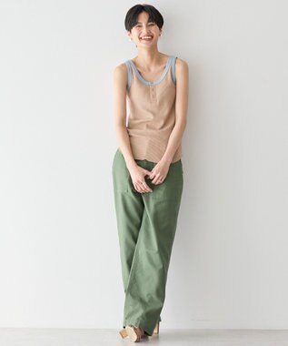 AMERICAN HOLIC ワッフル２ＷＡＹタンクトップ Mocha