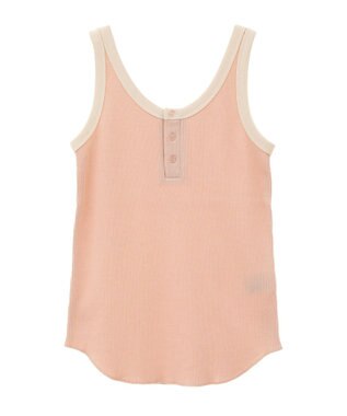 AMERICAN HOLIC ワッフル２ＷＡＹタンクトップ Orange