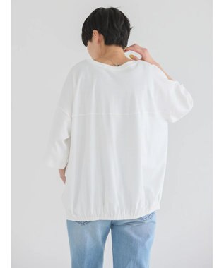 AMERICAN HOLIC バックギャザーロゴカットプルオーバー Off White