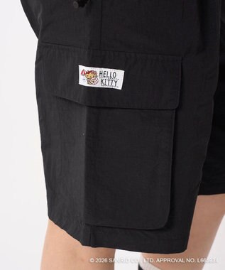 OP／FILA 【Ocean Pacific×ハローキティ】水陸両用ハーフパンツ ブラック