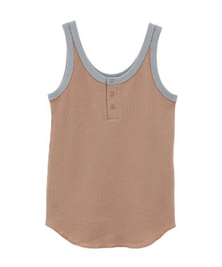 AMERICAN HOLIC ワッフル２ＷＡＹタンクトップ Mocha