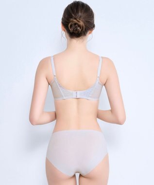 BRADELIS New York 【BRADELIS FIT】シームレスビキニ 360度方向によく伸びてフィット感抜群 ライトグレー