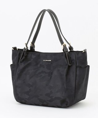 LA BAGAGERIE シャドージャカード 2WAYミニトートバッグ ブラック