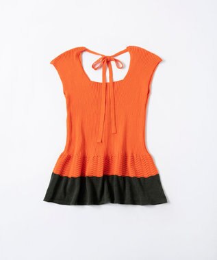 TRICOTE リブニット タンクトップ 65ORANGE