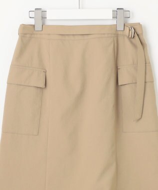 J.PRESS LADIES S 【洗える・イージーケア】ソフトタイプライター マーメイド スカート ベージュ系