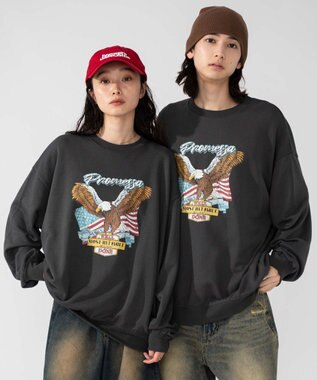 WEGO 【2025年秋冬新作/SMLXLサイズ展開/ユニセックス着用ITEM】アソートグラフィックプルオーバー 柄21