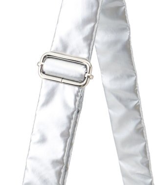 23区 パデッド ミニ ショルダーバッグ シルバー系