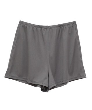 earth music&ecology ベルト付きプリーツミニスカート Gray