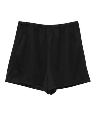 earth music&ecology ベルト付きプリーツミニスカート Black