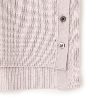 23区 L 【洗える】コットンギマ ニット ベスト ライトグレー系