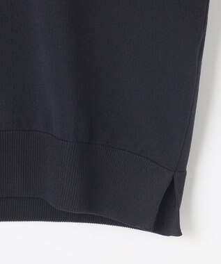 組曲 L 【組曲×setsuko sagittaire】襟付きプルオーバー ニット ネイビー系