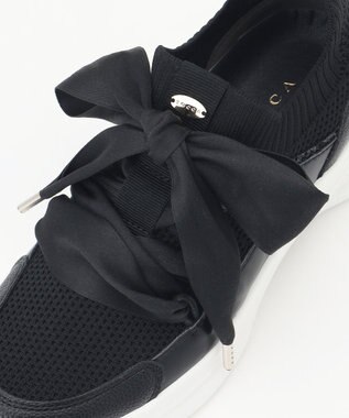 TOCCA POINT OF GLITTER  KNIT SNEAKERS スニーカー ブラック系