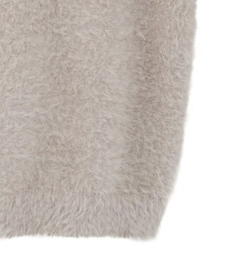 AMERICAN HOLIC フェザー半袖ニットプルオーバー Beige