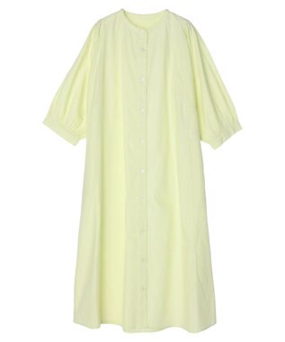 Green Parks Ｉ　切替ロングシャツワンピース Yellow