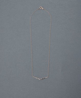 Phoebe 〈金属アレルギー対応〉バランスラインネックレス シャンパンゴールド