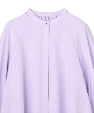 UNFILO L 【取り外し可能なボウタイ付き】2WAY ボウタイブラウス ラベンダー