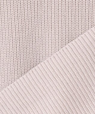 23区 L 【洗える】コットンギマ ニット ベスト ライトグレー系