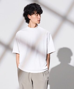 JOSEPH HOMME 【WEB限定】【新素材 / 新型】エンジニアドテック　リラックスフォルムモックネックＴシャツ ホワイト系