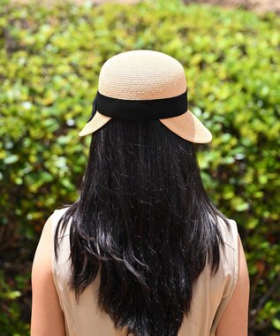 石田製帽 ラフィアブレード　ソフトジョッキーキャップ ナチュラル