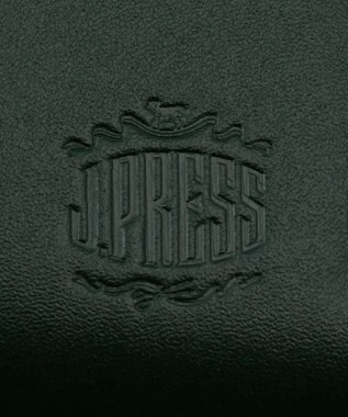 J.PRESS MEN 【MORPHO×J.PRESS】スムースヌメ 長財布(ラウンドファスナー) ダークグリーン系